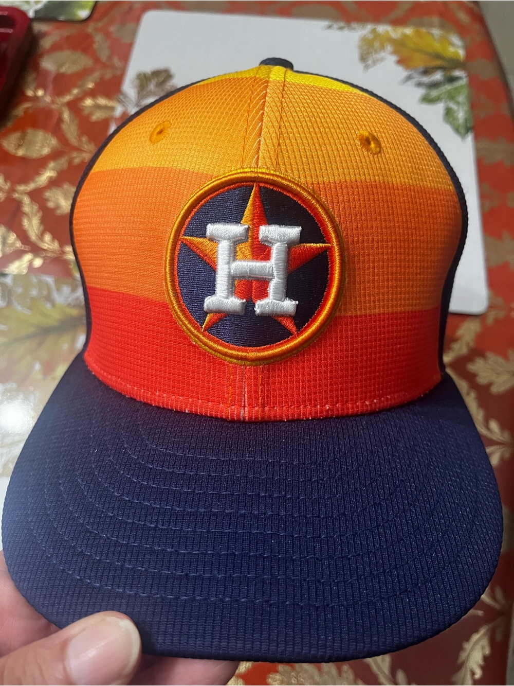 New Era Houston Astros Sunset Stripe fitted Hat 7 5/8